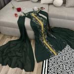 Embroidered Evening Dress