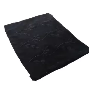 Embroidered Silk Scarf